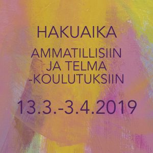 Artikkelin Nyt on hakuaika opiskeluihin! esikatselukuva