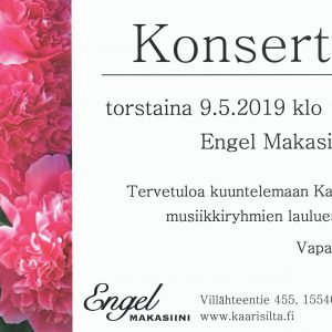Artikkelin Konsertti to 9.5. klo 14 Engel Makasiinissa esikatselukuva