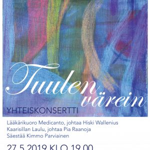 Artikkelin Tuulen värein -konsertti 27.5. Helsingissä esikatselukuva