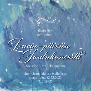 Artikkelin Lucia-päivän joulukonsertti pe 12.12.2025 esikatselukuva